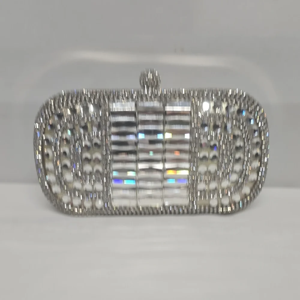 Elegant Silver Clutch - Picture 1 of 3